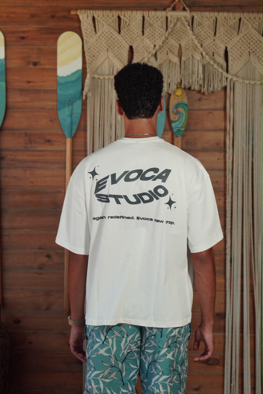 EVOCA White Mono Tee