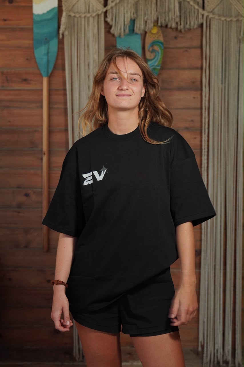 EVOCA Black Mono Tee