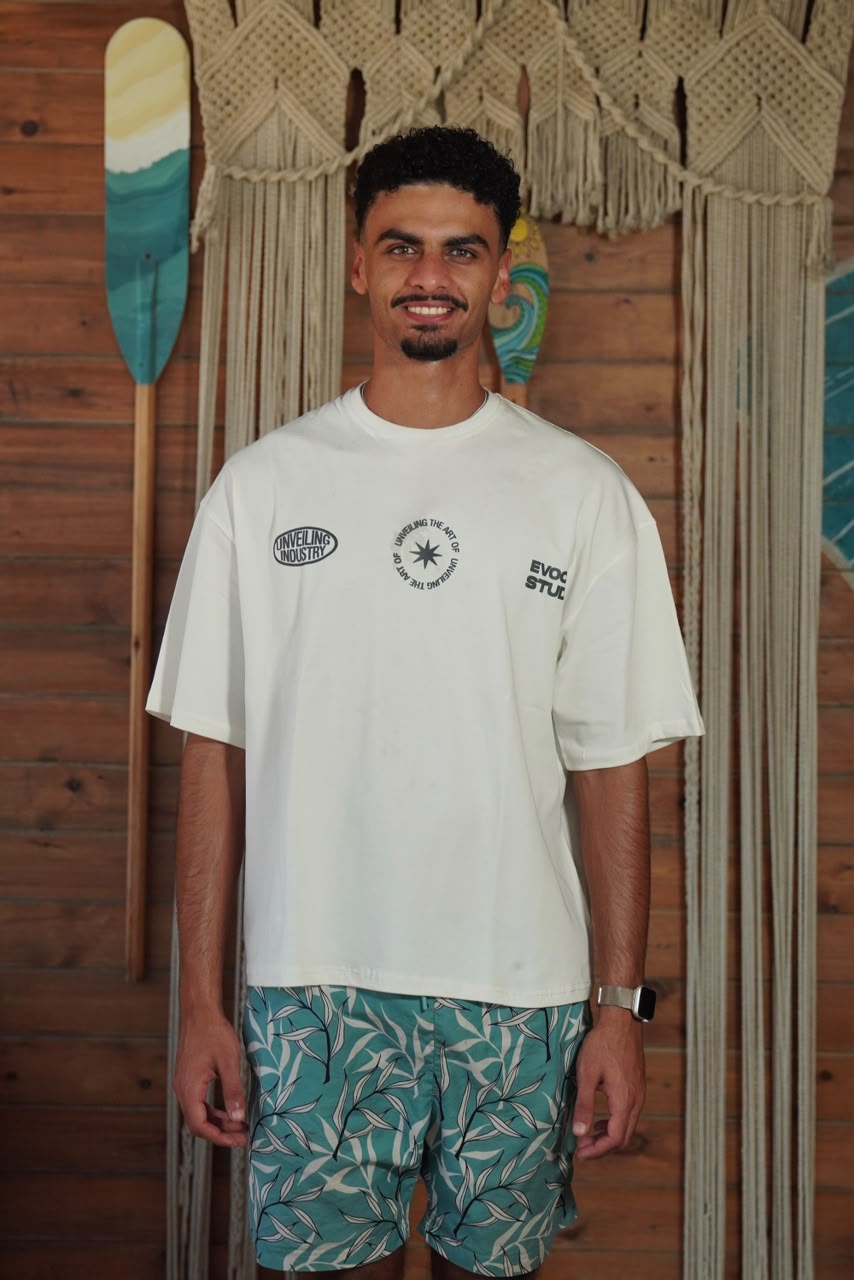 EVOCA White Mono Tee