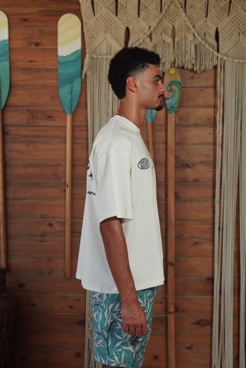 EVOCA White Mono Tee