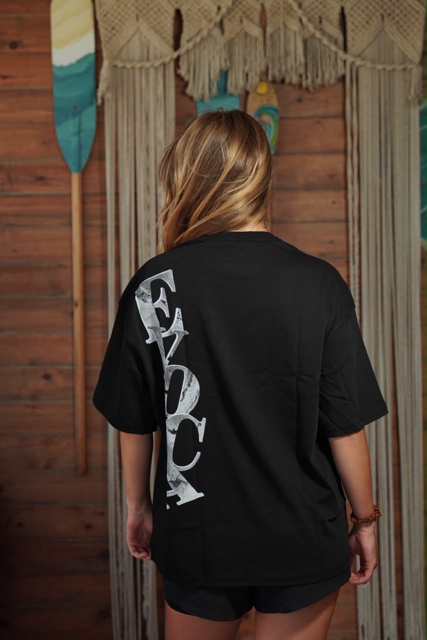 EVOCA Black Mono Tee