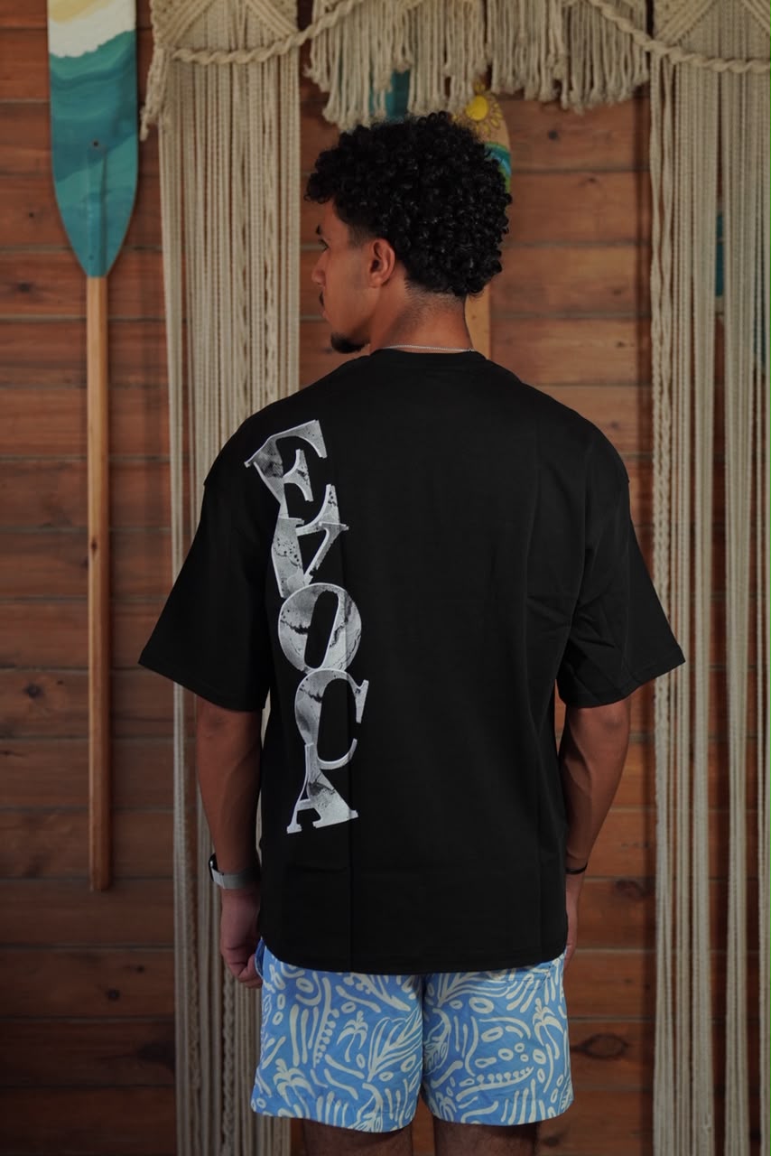 EVOCA Black Mono Tee
