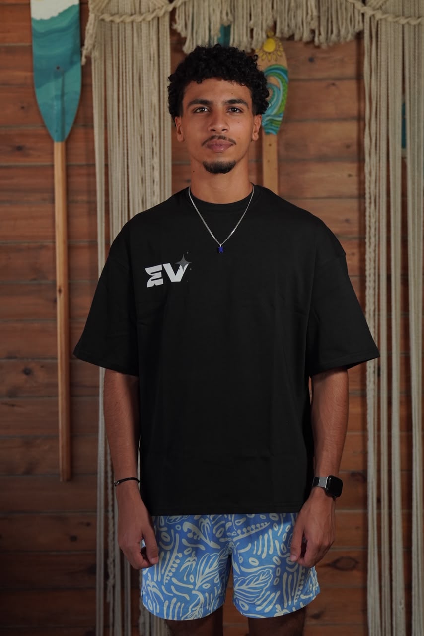 EVOCA Black Mono Tee