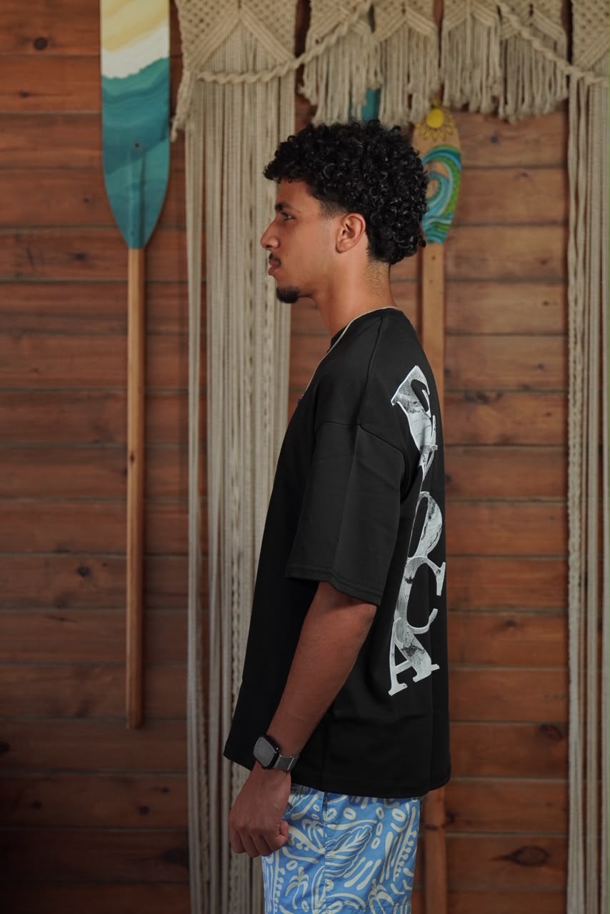 EVOCA Black Mono Tee