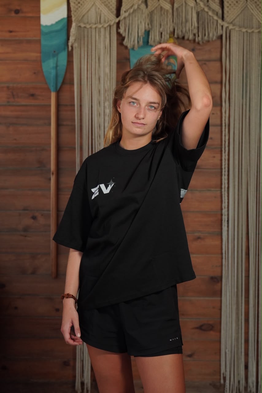 EVOCA Black Mono Tee